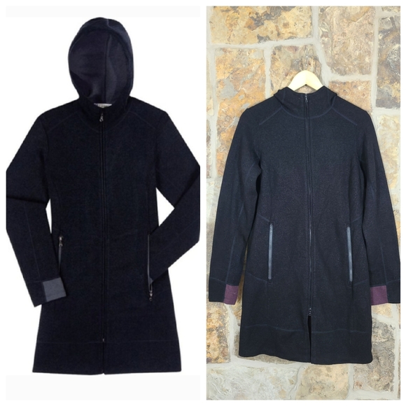 ibex Jackets & Blazers - Ibex M MEDIUM Pez Merino Wool Midlength Jacket